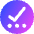 Check Preliminary Steps Circle Icon from Core Gradient Set