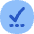 Check Preliminary Steps Circle Icon from Flex Flat Set
