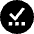 Check Preliminary Steps Circle Icon from Sharp Solid Set
