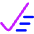 Check Sweep Clear Content Icon from Core Neon Set