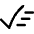Check Sweep Clear Content Icon from Flex Line Set