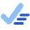 Check Sweep Clear Content Icon from Plump Flat Set