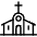 Church icon - Free transparent PNG, SVG. No sign up needed.