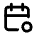 Calendar Dot Icon from Tabler Line Set