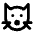 Cat Icon from Tabler Line Set