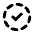 Circle Dashed Check Icon from Tabler Line Set