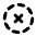 Circle Dashed X Icon from Tabler Line Set