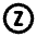 Circle Letter Z Icon from Tabler Line Set