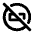 Circle Rectangle Off Icon from Tabler Line Set