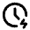 Clock Bolt Icon from Tabler Line Set