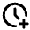 Clock Plus Icon from Tabler Line Set