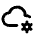 Cloud Cog Icon from Tabler Line Set