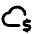 Cloud Dollar Icon from Tabler Line Set