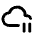 Cloud Pause Icon from Tabler Line Set