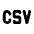 Csv Icon from Tabler Line Set