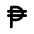 Currency Peso Icon from Tabler Line Set