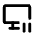 Device Desktop Pause Icon from Tabler Line Set