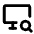 Device Desktop Search Icon from Tabler Line Set