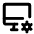 Device Imac Cog Icon from Tabler Line Set