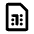 Device Sim Icon from Tabler Line Set