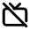 Device Tv Off Icon from Tabler Line Set