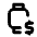 Device Watch Dollar Icon from Tabler Line Set