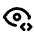 Eye Code Icon from Tabler Line Set