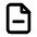 File Minus Icon from Tabler Line Set