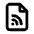 File Rss Icon from Tabler Line Set