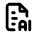 File Text Ai Icon from Tabler Line Set