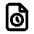 File Time Icon from Tabler Line Set