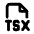 File Type Tsx Icon from Tabler Line Set