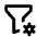 Filter Cog Icon from Tabler Line Set