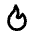 Flame Icon from Tabler Line Set