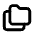 Folders Icon from Tabler Line Set