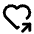 Download free Heart Share PNG, SVG vector icon from Tabler Line set.