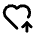 Download free Heart Up PNG, SVG vector icon from Tabler Line set.