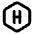 Hexagon Letter H Icon from Tabler Line Set