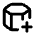 Hexagonal Prism Plus Icon from Tabler Line Set