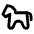 Download free Horse PNG, SVG vector icon from Tabler Line set.
