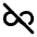 Infinity Off Icon from Tabler Line Set