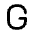 Letter G Icon from Tabler Line Set