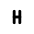 Letter H Small Icon from Tabler Line Set