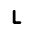 Download free Letter L Small PNG, SVG vector icon from Tabler Line set.
