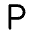 Letter P Icon from Tabler Line Set