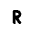 Letter R Small Icon from Tabler Line Set