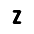 Letter Z Small Icon from Tabler Line Set