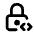 Lock Code Icon from Tabler Line Set