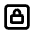 Lock Square Icon from Tabler Line Set