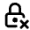 Lock X Icon from Tabler Line Set | Free Download as SVG Vector and Transparent PNG | Streamline icons